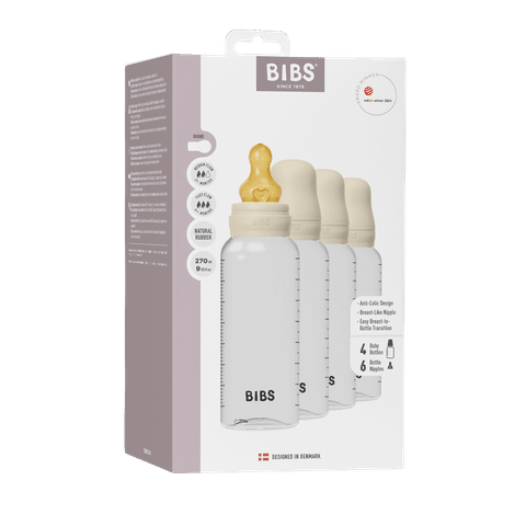 Baby BPA-Free PP Bottle 270 ml 4 Pack Latex - Ivory