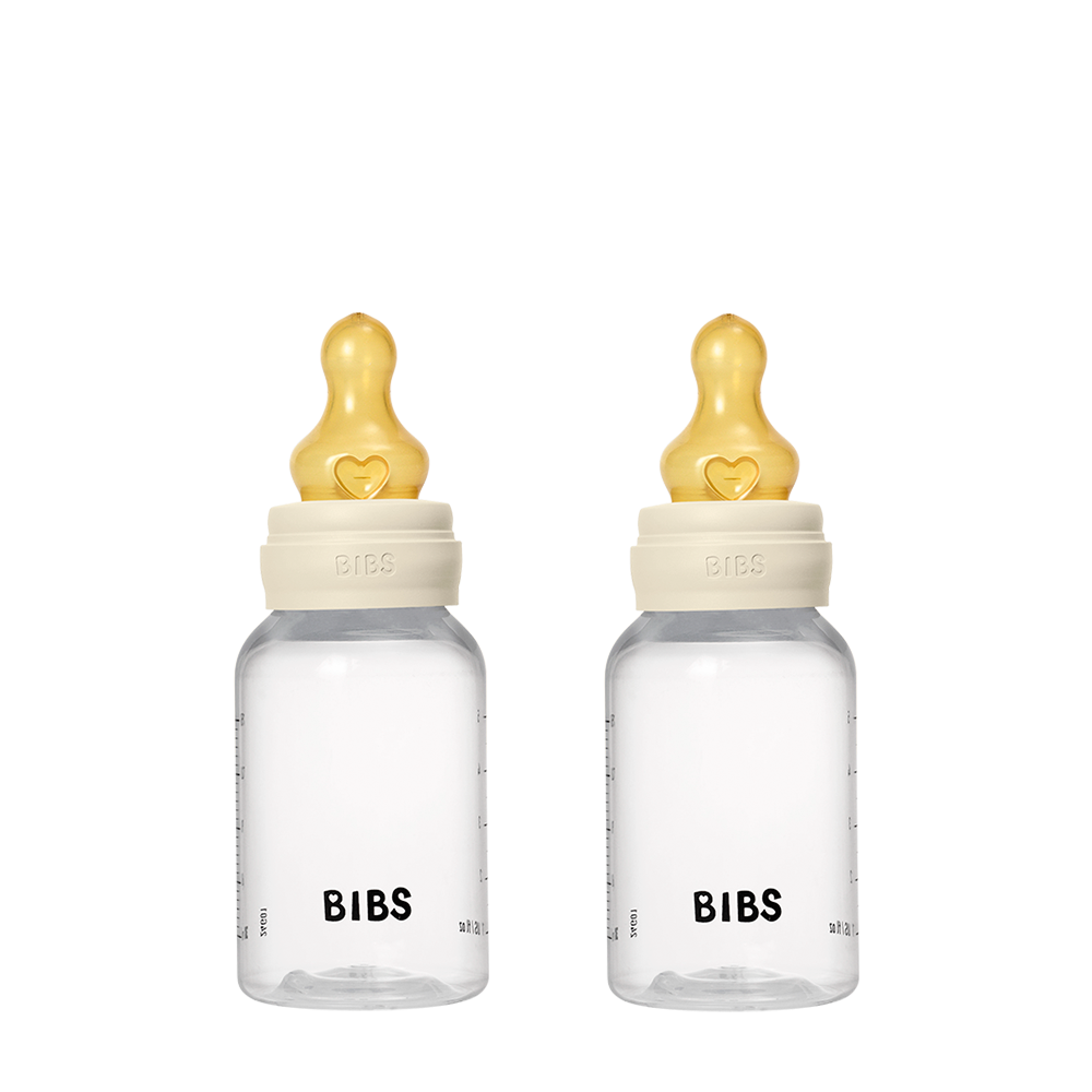 Baby BPA-Free PP Bottle Set 150ml 2 Pack Latex - Ivory