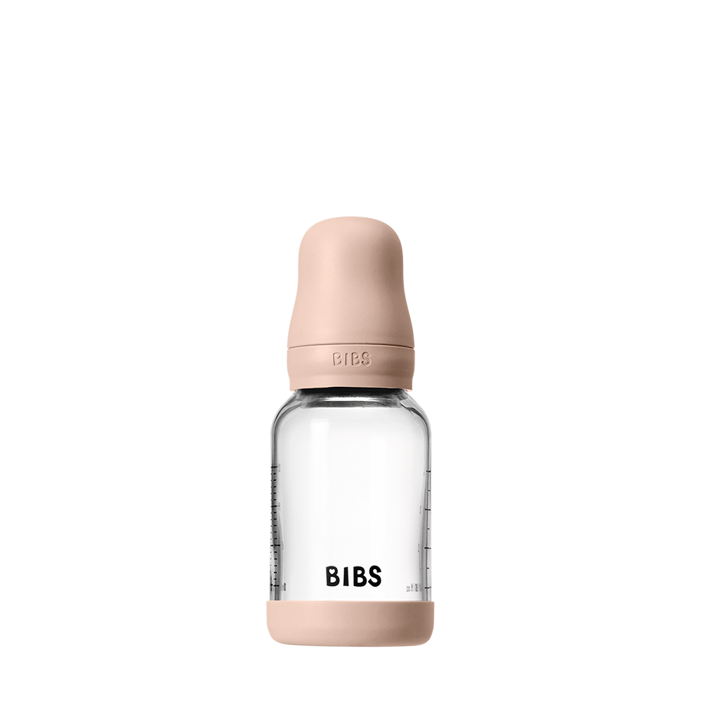 Baby Glass Bottle Set 120ml Latex - Blush