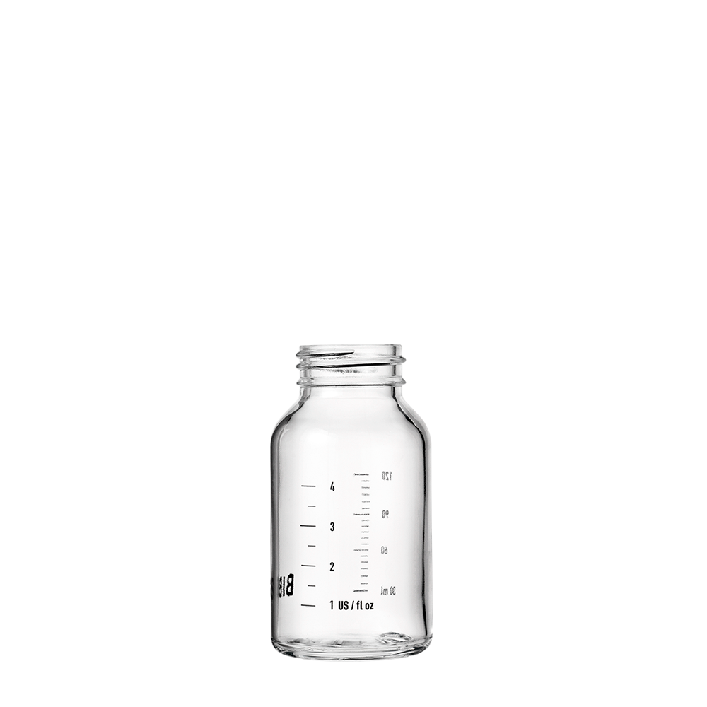 Korpus szklanej butelki dla niemowląt 120 ml