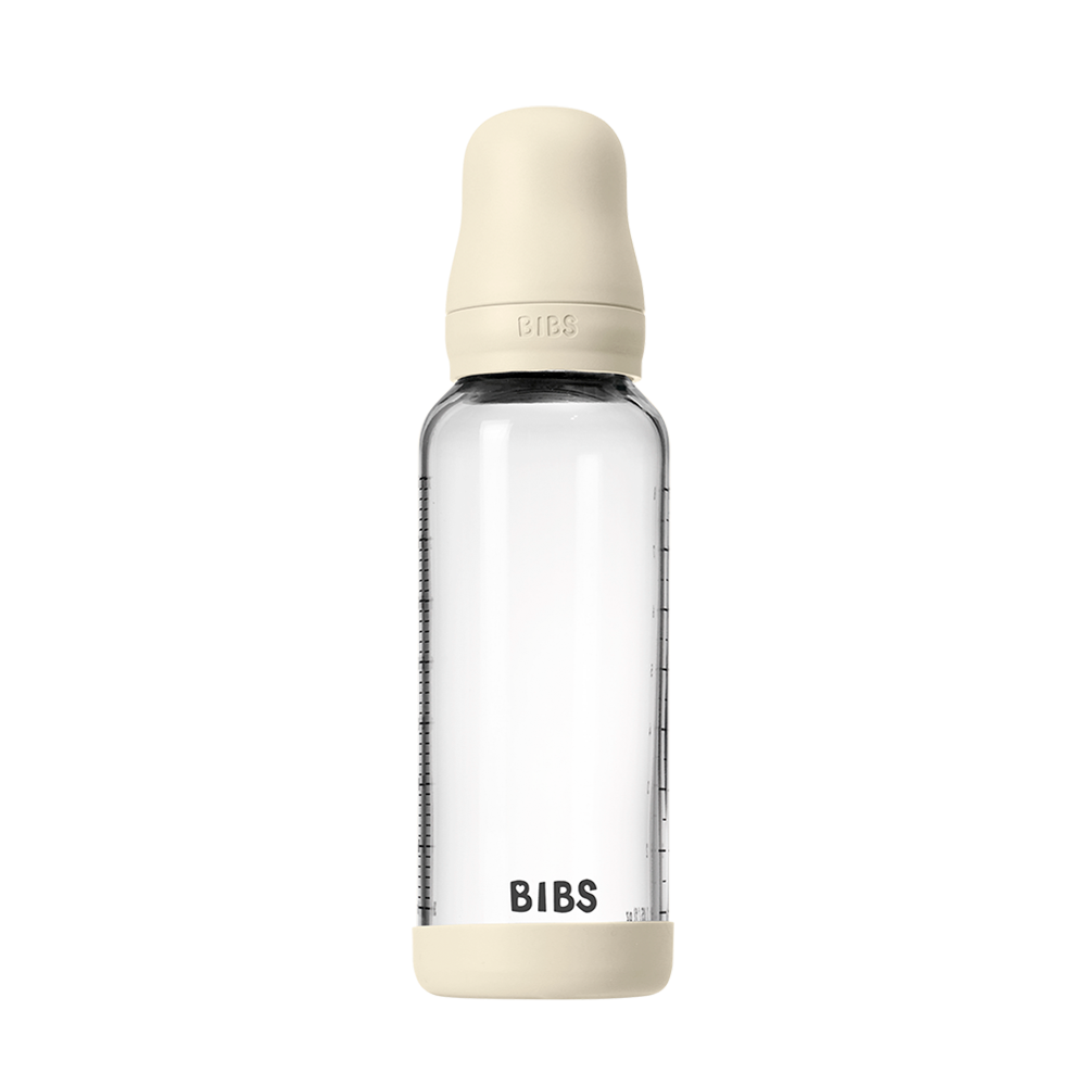 Baby Glass Bottle Set 240ml Latex - Ivory