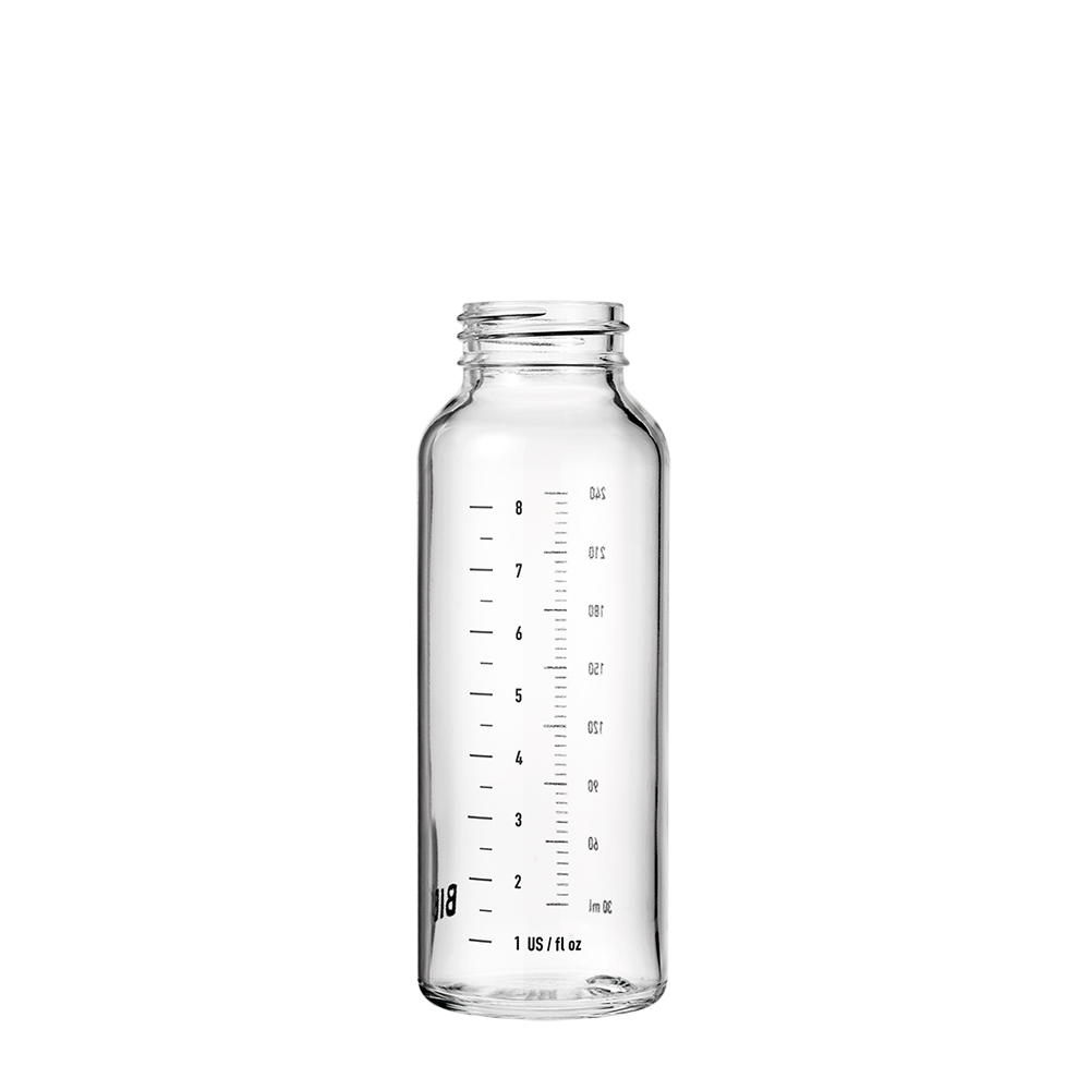 Korpus szklanej butelki dla niemowląt 240 ml