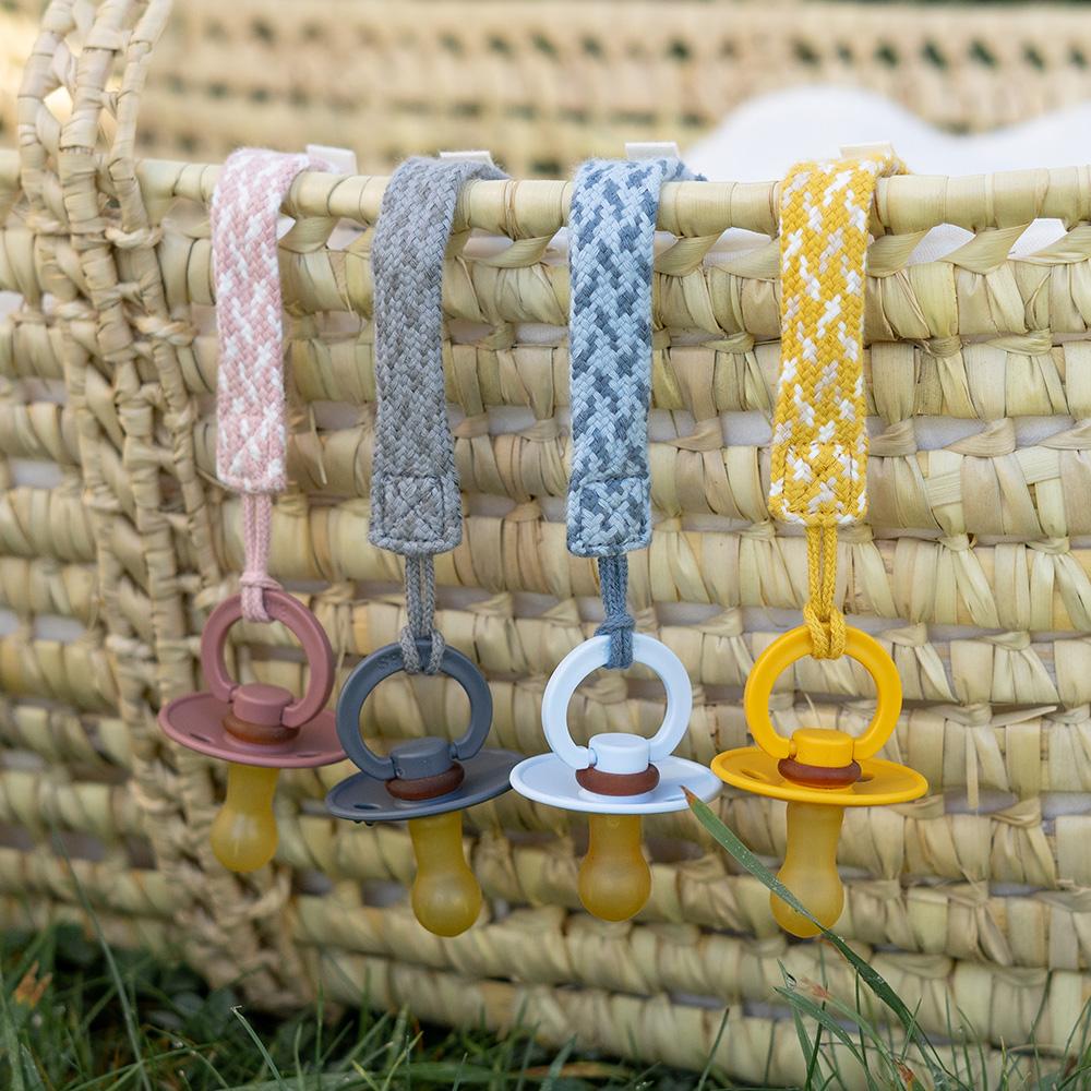 Pacifier Clip Petrol/Baby Blue