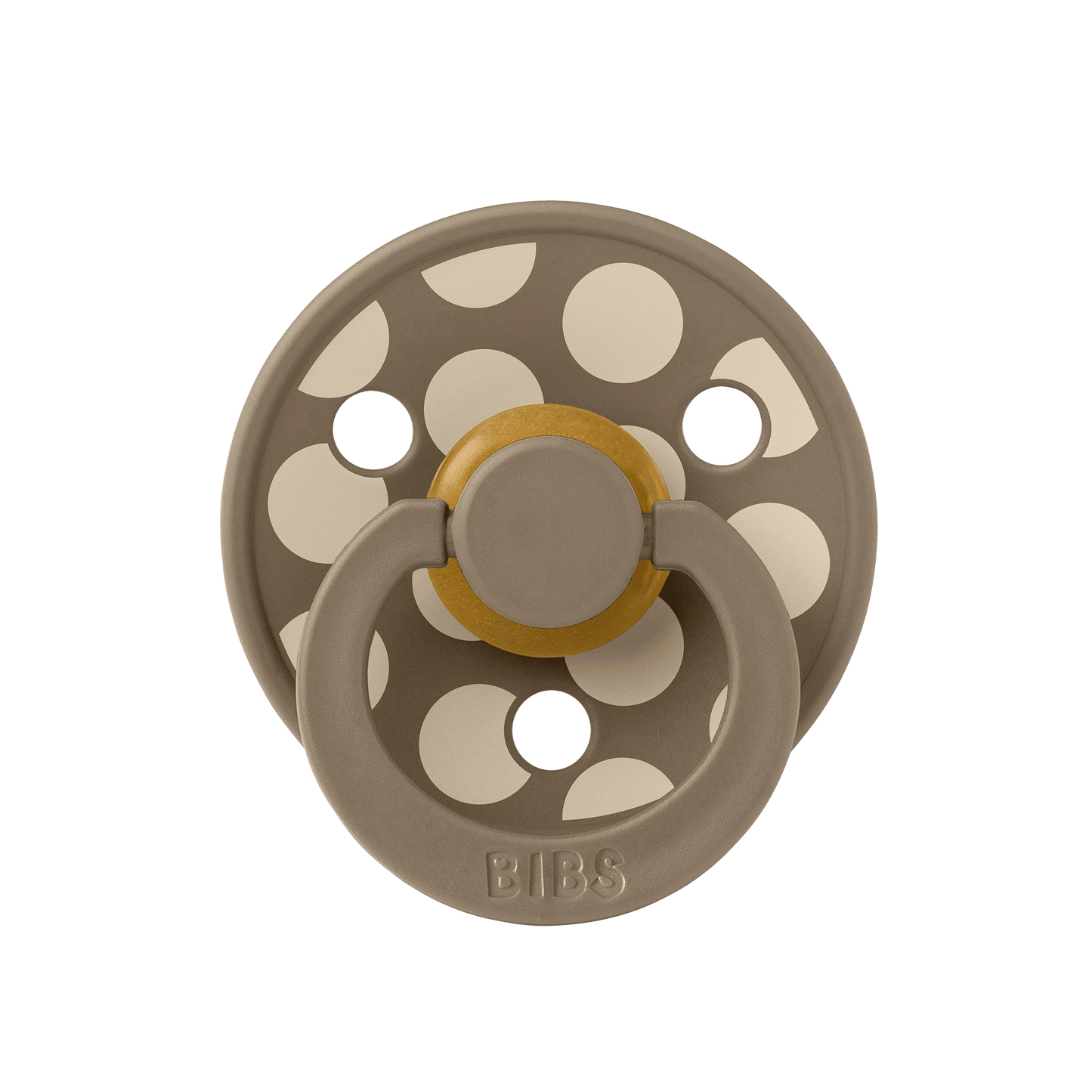 STUDIO Colour Pacifier Polka - Dark Oak/Vanilla