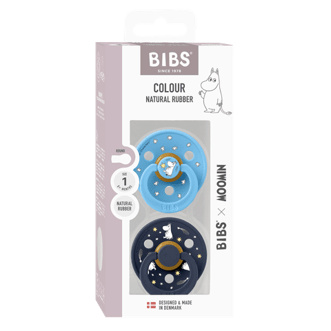 BIBS x Moomin Colour 2 pack Good Night - Breeze mix
