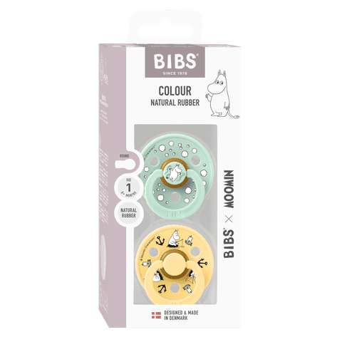 BIBS x Moomin Colour 2 pack Sailing - Nordic Mint mix