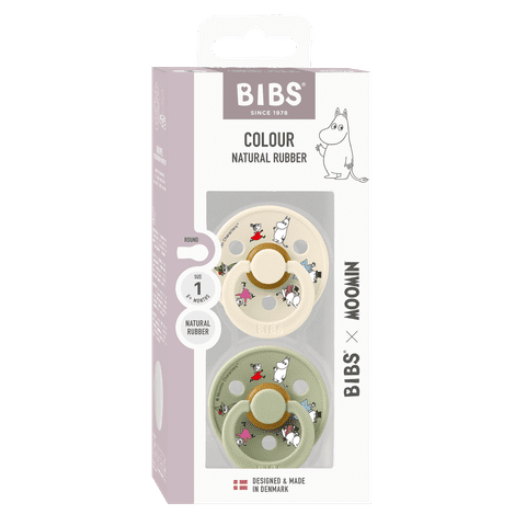 BIBS x Moomin Colour 2 pack Friends - Ivory mix