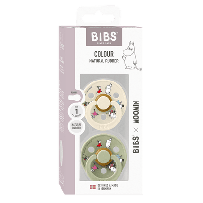 BIBS x Moomin Colour 2 pack Friends - Ivory mix