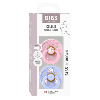 BIBS x Moomin Colour 2 pack Dreaming - Baby Pink mix