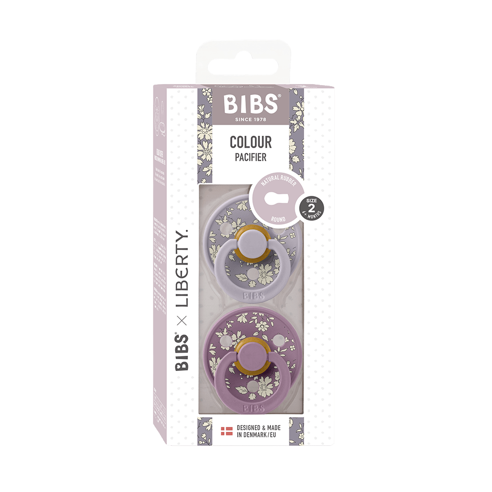 BIBS x LIBERTY Colour 2 Pack Capel - Fossil Grey Mix - BIBS