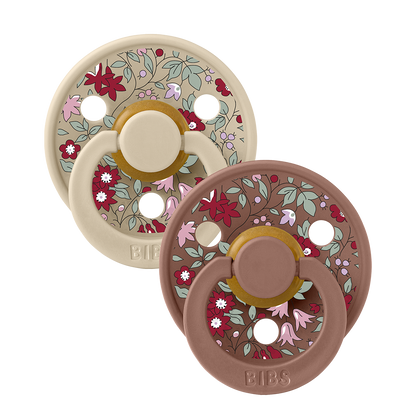 BIBS x LIBERTY Colour 2 Pack Chamomile Lawn - Woodchuck Mix