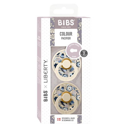 BIBS x LIBERTY Colour 2 Pack Bobo - Ivory Mix