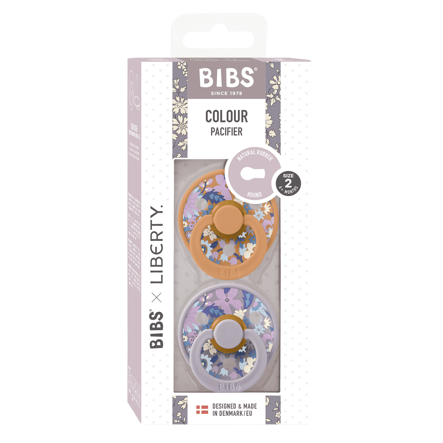 BIBS x LIBERTY Colour 2 Pack June Blossom - Pumpkin Mix
