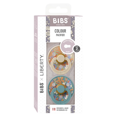BIBS x LIBERTY Colour 2 Pack June Blossom - Vanilla Hush Mix
