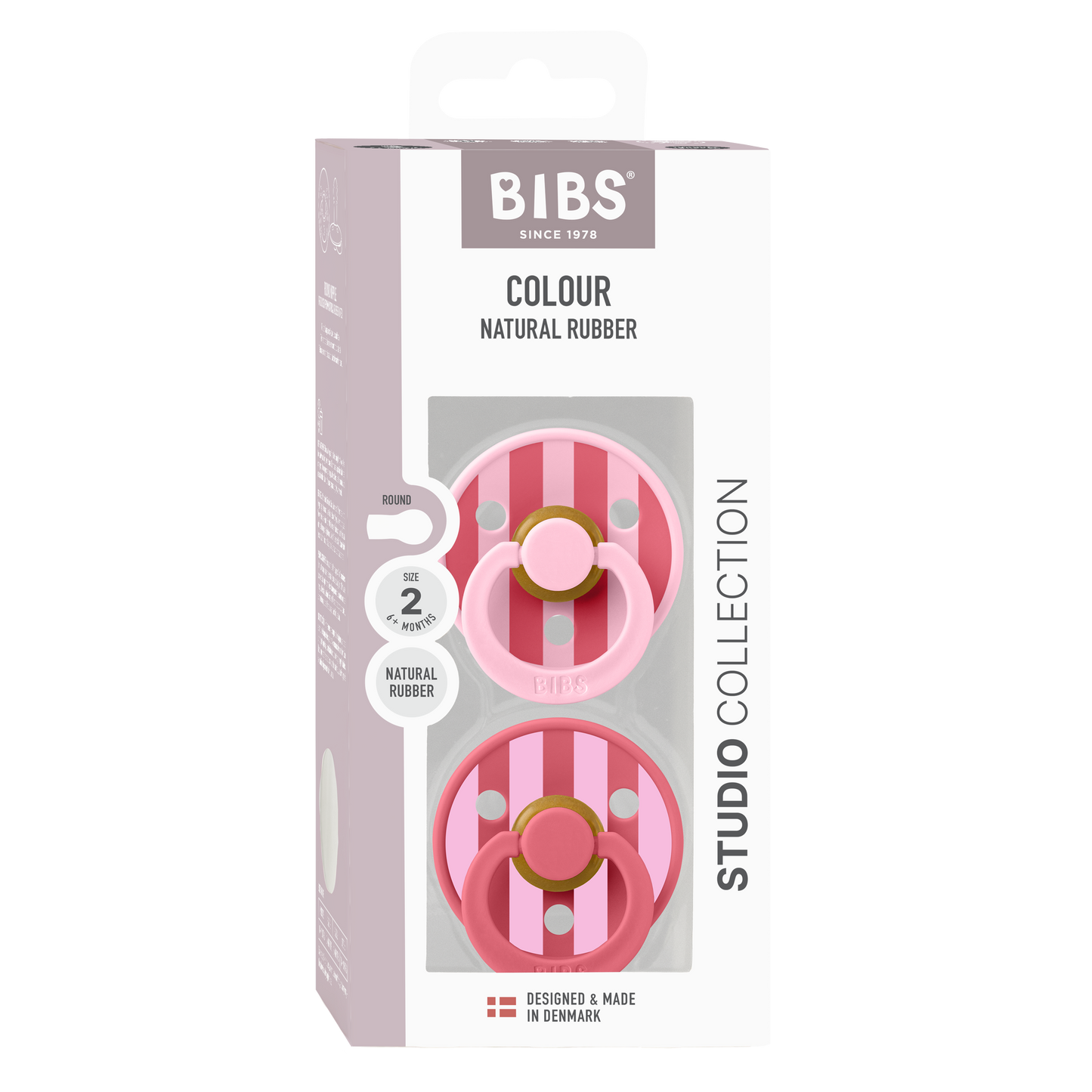 STUDIO Colour 2 Pack Block - Baby Pink Coral mix