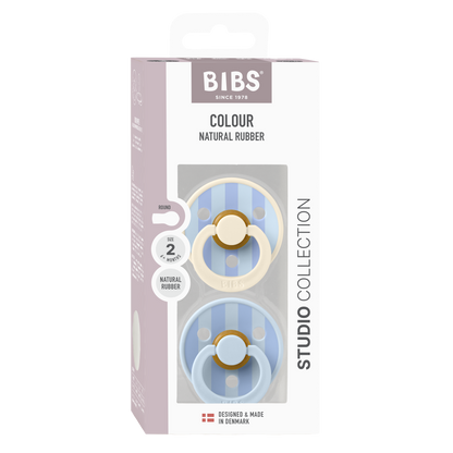 STUDIO Colour 2 Pack Block - Baby Blue Dusty Blue mix