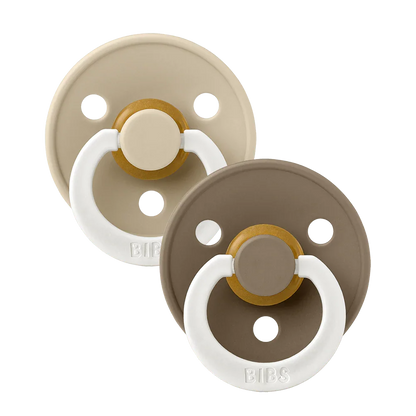Colour GLOW 2 PACK - Vanilla/Dark Oak - BIBS