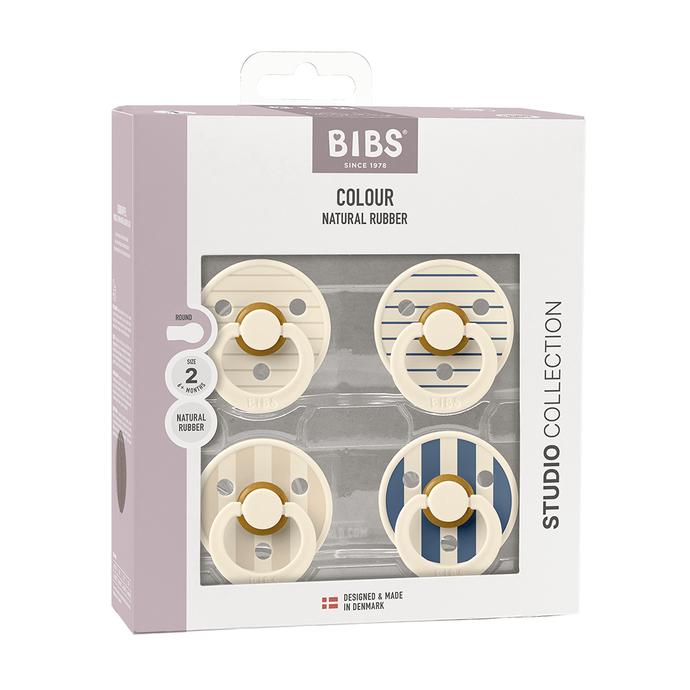 bibs print pacifiers size 2