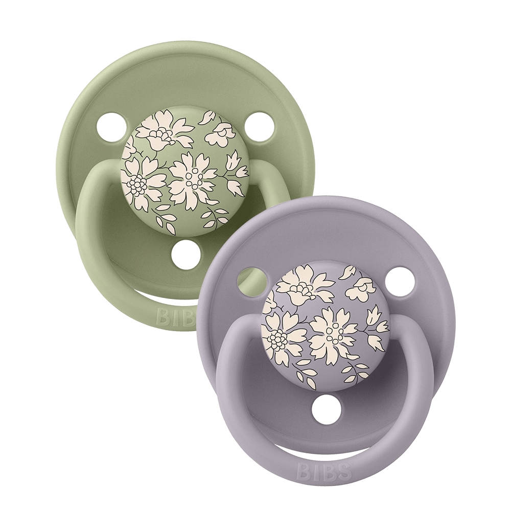 BIBS X LIBERTY De Lux 2 Pack Bundle - Colorful Blossoms - BIBS