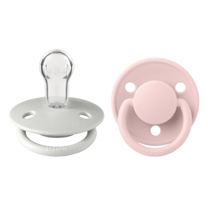 De Lux Pacifiers 2 Pack - Haze/Blossom