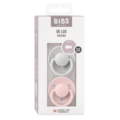 De Lux Pacifiers 2 Pack - Haze/Blossom