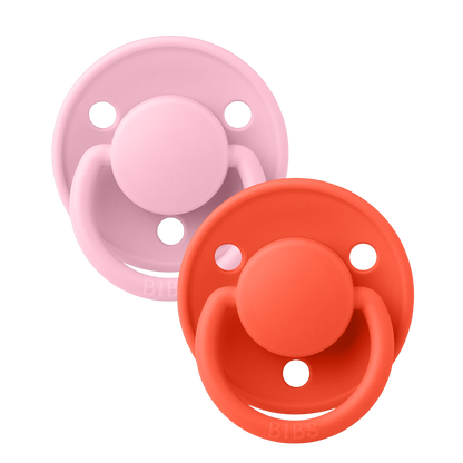 Sucettes De Lux paquet de 2 - Rose bébé/Tango