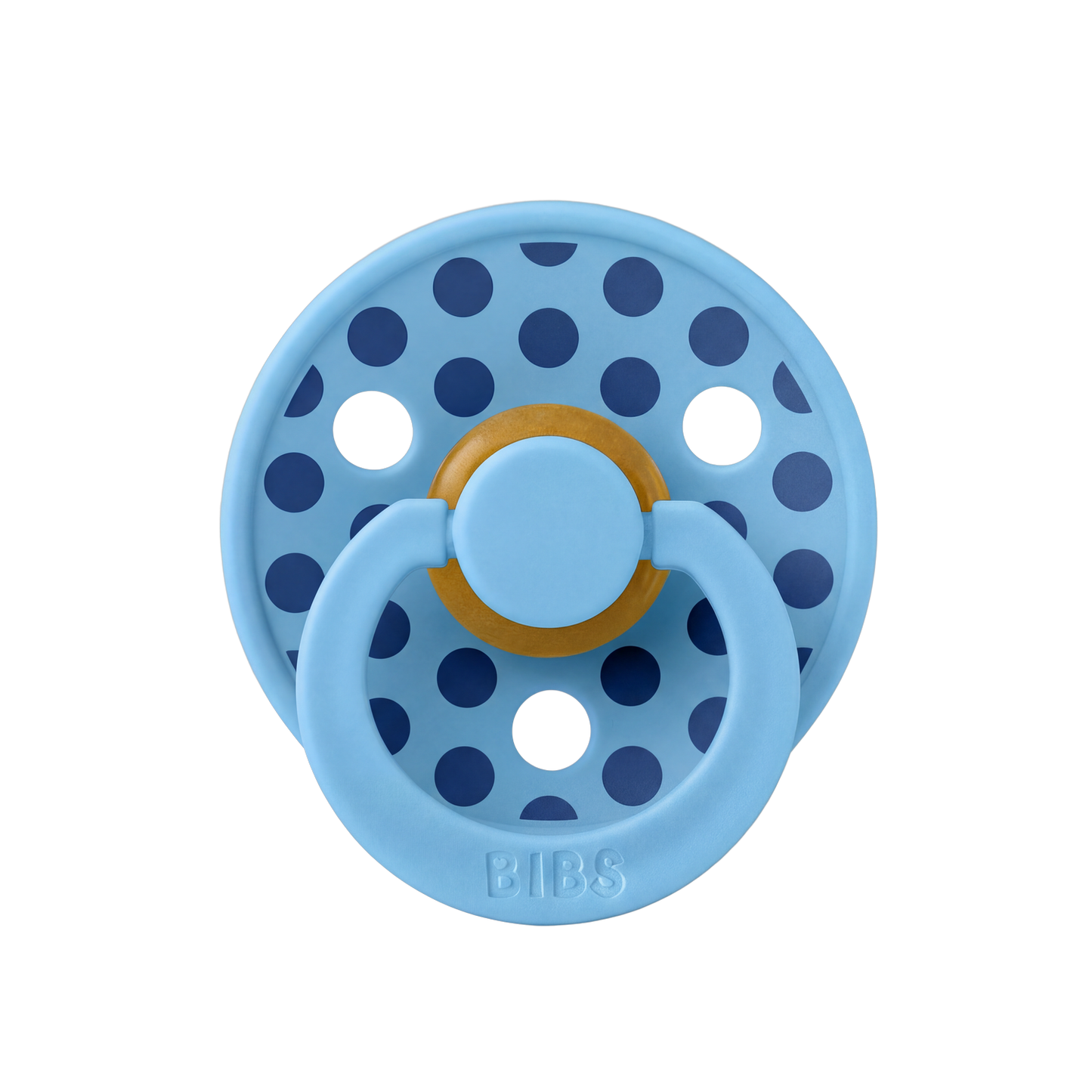 STUDIO Colour Pacifier Polka - Breeze/Cornflower