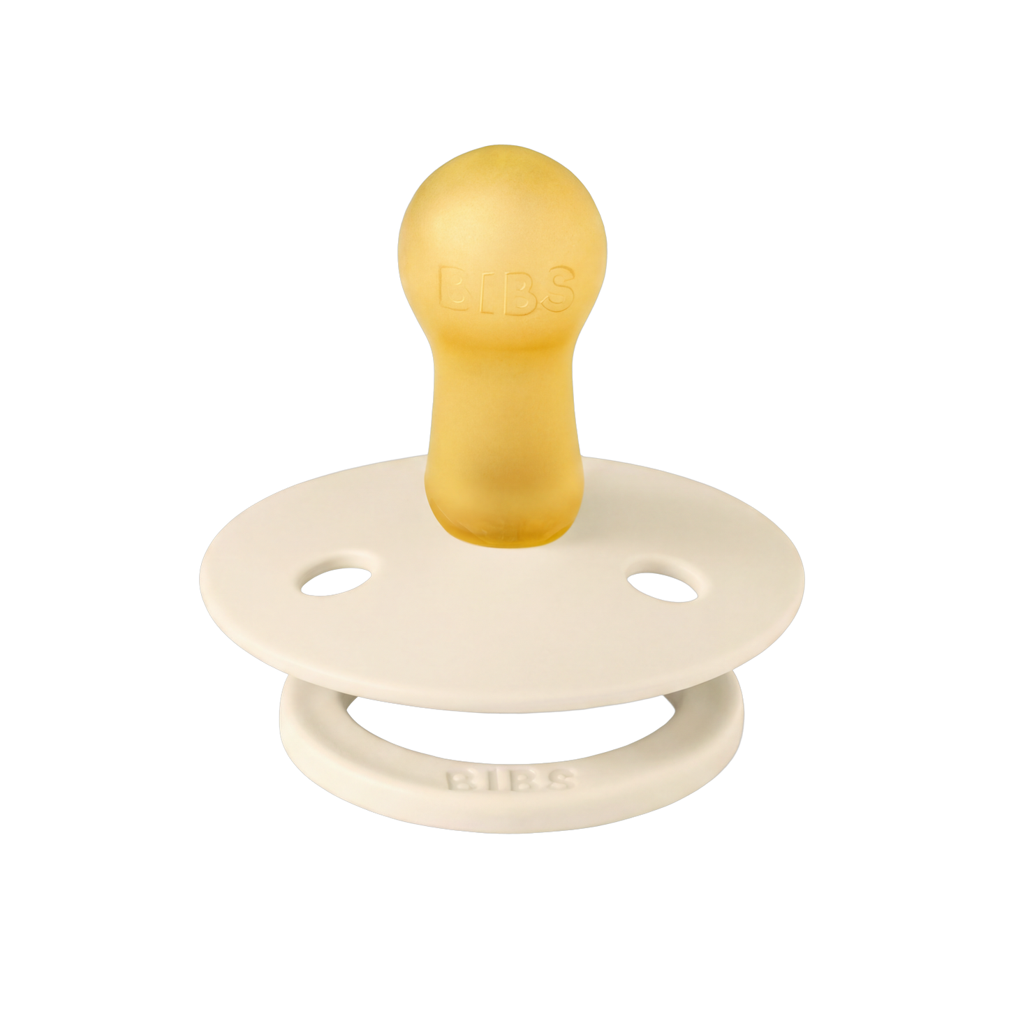 STUDIO Colour Pacifier Polka - Ivory/Tango