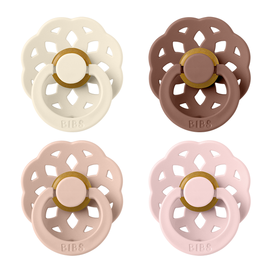 Lot de 4 Bohème - Ivoire/Blush/Woodchuck/Blossom