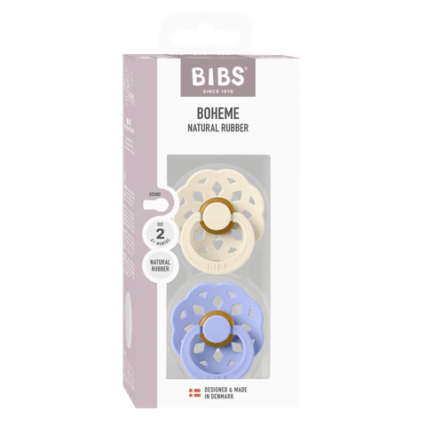 Boheme Pacifiers 2 Pack - Ivory/Hush