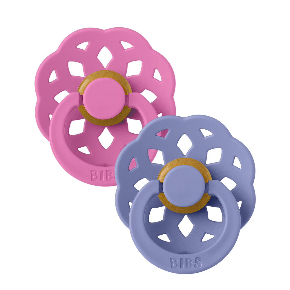 Boheme Pacifiers 2 Pack - Bubblegum/Peri - BIBS