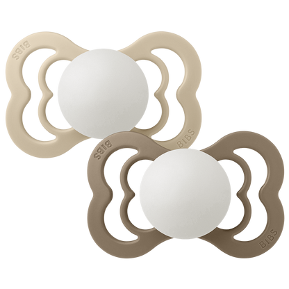 Supreme GLOW Pacifiers 2 Pack - Vanilla /Dark Oak