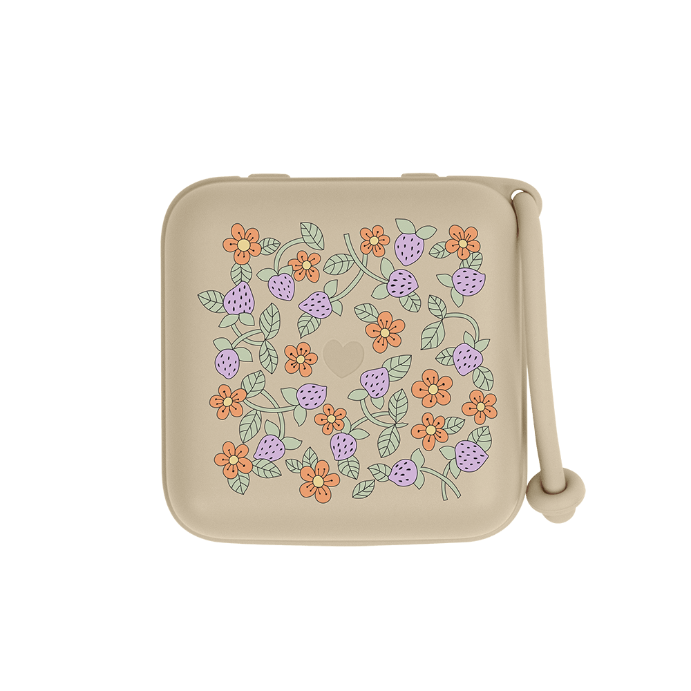 BIBS x LIBERTY Pacifier Box - Strawberries and Cream Vanilla - BIBS