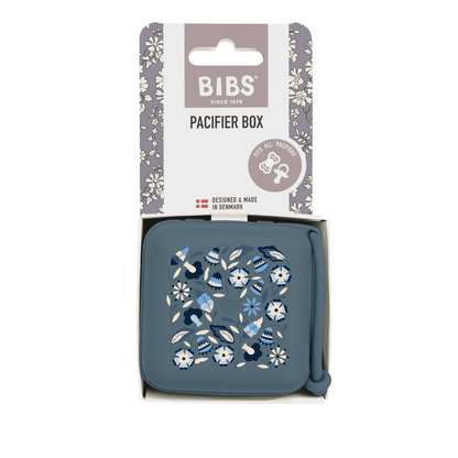 BIBS x LIBERTY Pacifier Box - Bobo Petrol