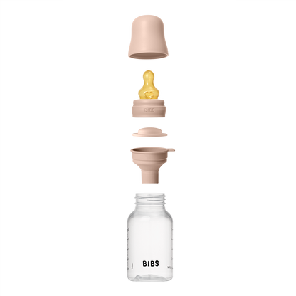 Coffret complet de biberons 150 ml en latex - Blush
