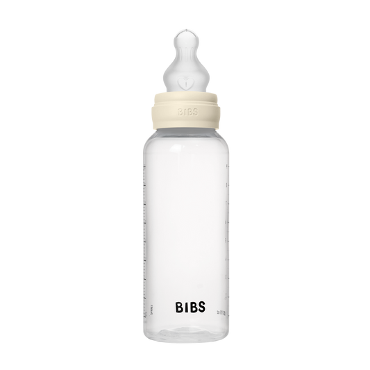 Baby Bottle Complete Set 270ml Silicone - Ivory
