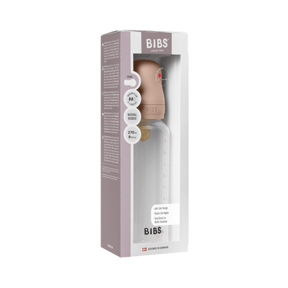 Coffret complet de biberons 270 ml en latex - Blush