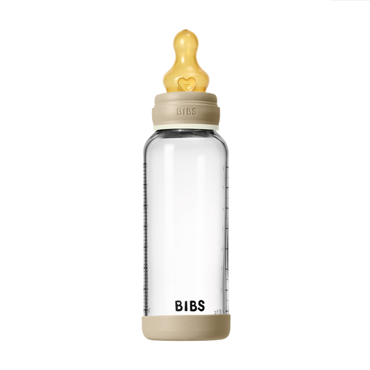 Baby Glass Bottle Glow Set 240ml Latex - Vanilla