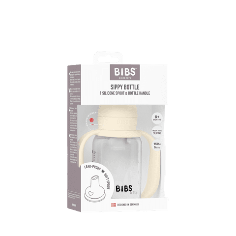 Biberon à bec verseur en silicone 150 ml - Ivoire