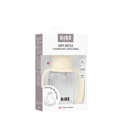 Biberon à bec verseur en silicone 150 ml - Ivoire