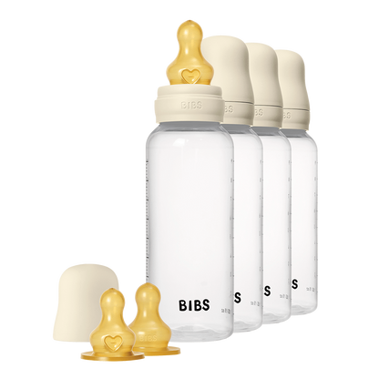 Baby BPA-Free PP Bottle 270 ml 4 Pack Latex -  Ivory