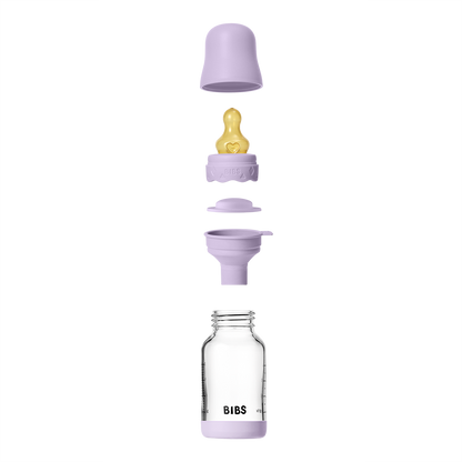 Baby Glass Bottle Boheme Set 120ml Latex - Violet Sky