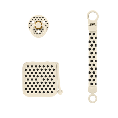 Coffret Cadeau Soothe & Go Polka - Ivoire/Noir