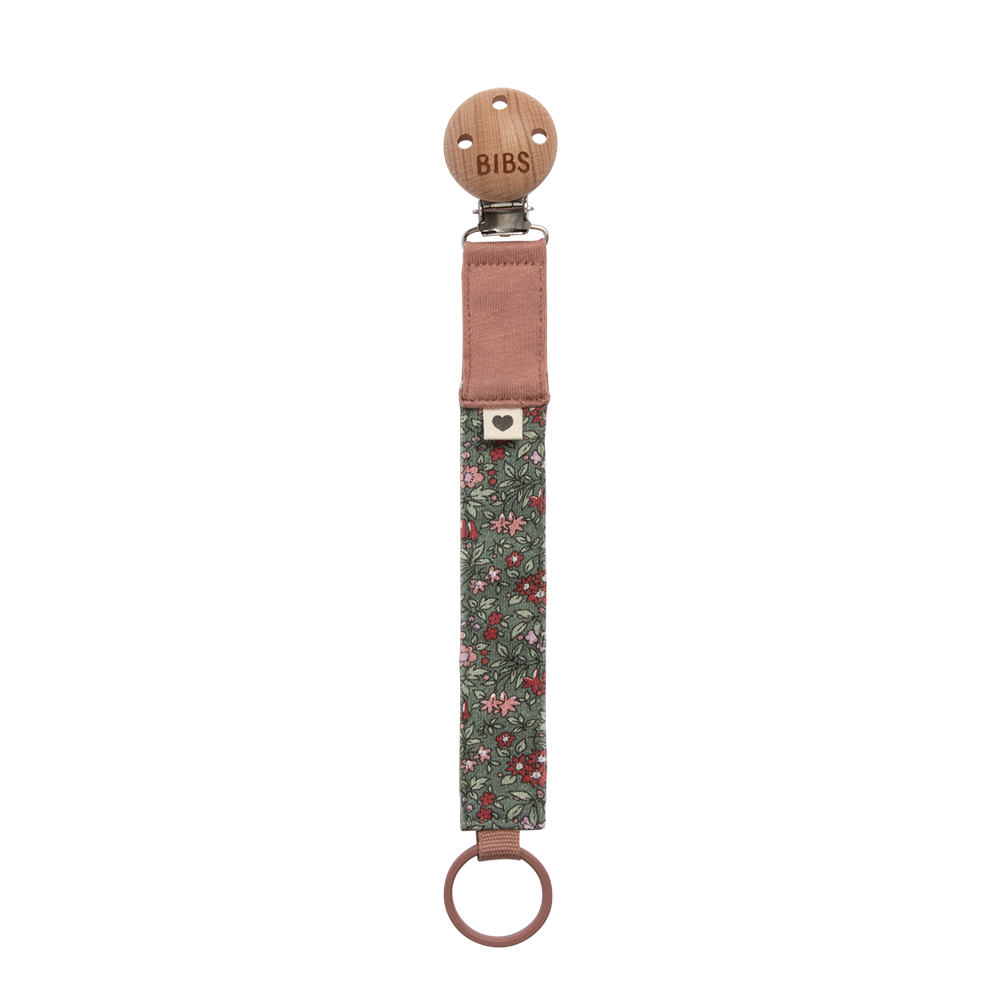 BIBS x LIBERTY Pacifier Clip - Chamomile Lawn Woodchuck