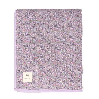 BIBS x LIBERTY Quilted Blanket Chamomile Lawn - Violet Sky - BIBS