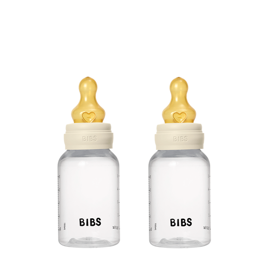 Lot de 2 biberons en latex 150 ml - Ivoire