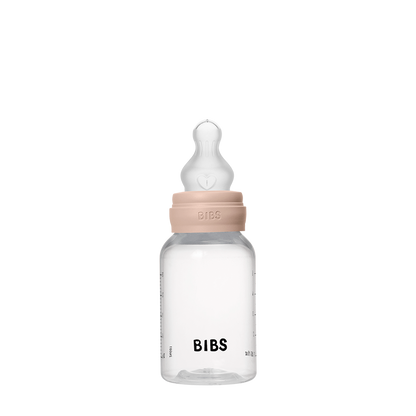 Baby Bottle Complete Set 150ml Silicone - Blush