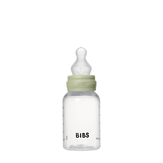 Baby Bottle Complete Set 150ml Silicone - Sage