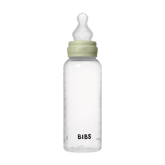 Baby Bottle Complete Set 270ml Silicone - Sage