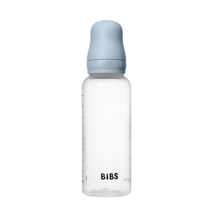 Baby Bottle Complete Set 270ml Silicone - Baby Blue